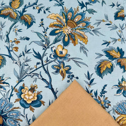 Half Metre Heaven: Edyta Sitar for Andover Fabrics | Beach House 'Ariel' on Sky 2/1163 LB with Tan