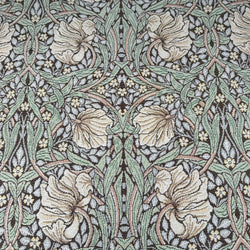 BOLT END PIECE: Chatham Glyn | Luxury Chenille Feel Tapestry Fabric 'Pimpernel' Earth: Approx 85cm