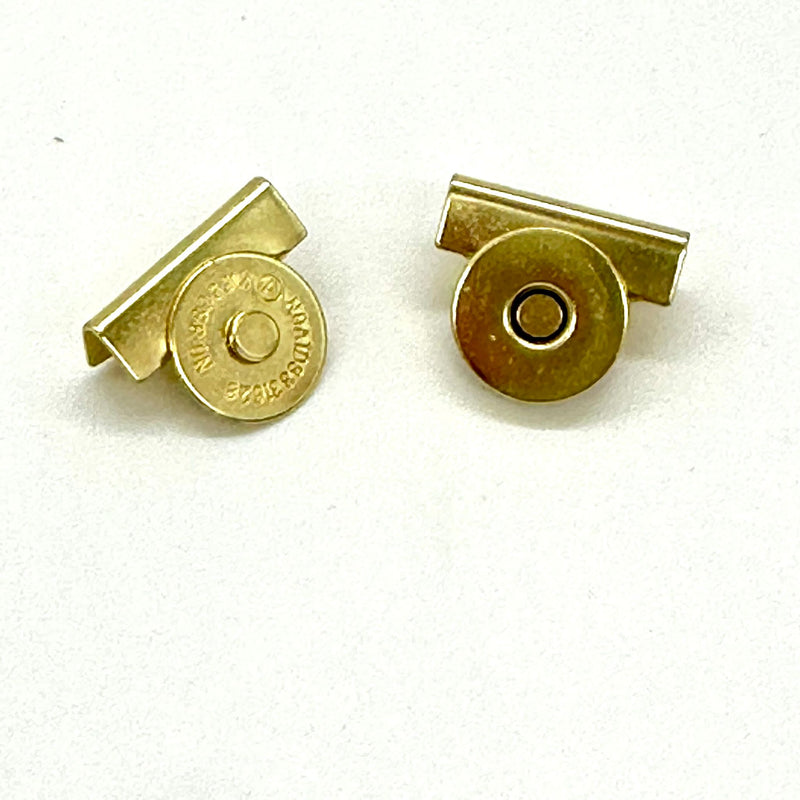 HARDWARE: FOLDED Magnetic Clasp (Single): Gold Colour