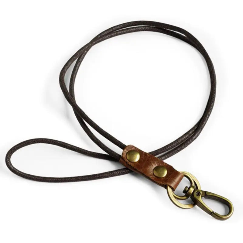 SPECIAL BUY: Cow Hide Lanyard + INSTRUCTIONS + PRECUT MYLAR TEMPLATES for the Luggage Tag and Pass Holder
