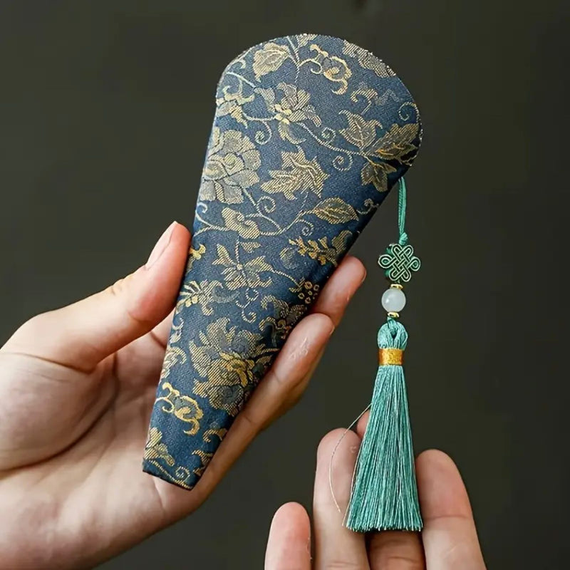 TOOL: Vintage Inspired Copper-Plated Stainless Steel Scissors with Tassel and Case