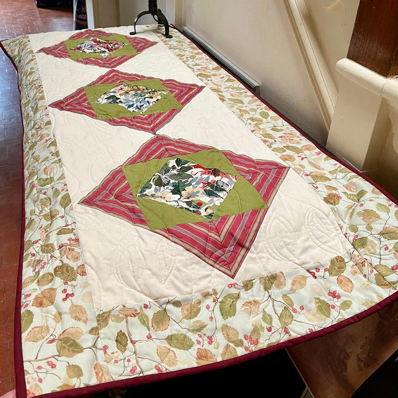 SAMPLE SALE: 26DJ: Arboretum Runner (Sanderson 'Arboretum' fabrics)
