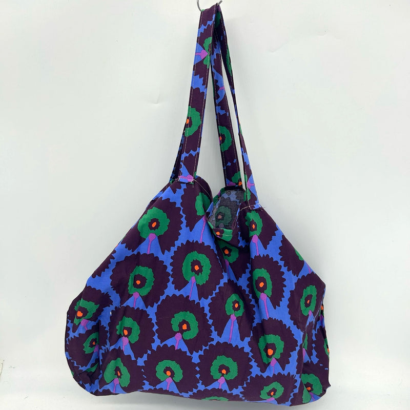SAMPLE SALE: 26CZ: Kaffe Fassett Collective 'Regal Fans' Dark Bag