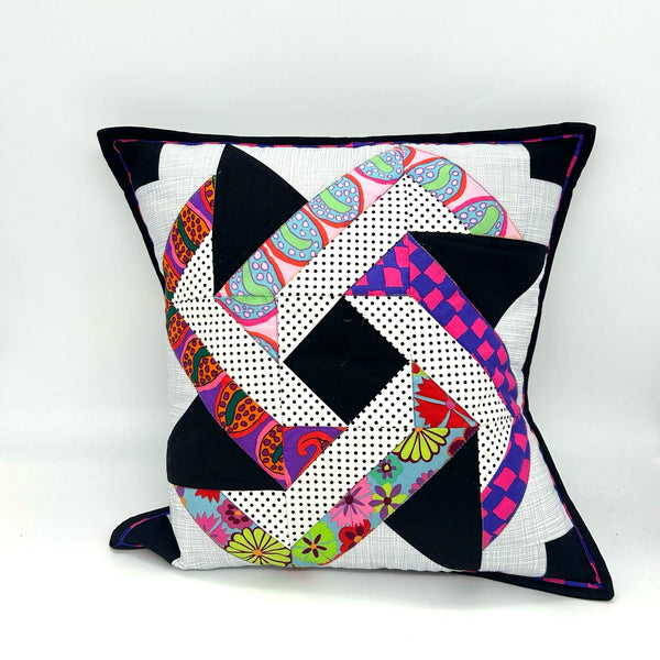 SAMPLE SALE: 26DC: Whirligig Star Cushion COVER ONLY