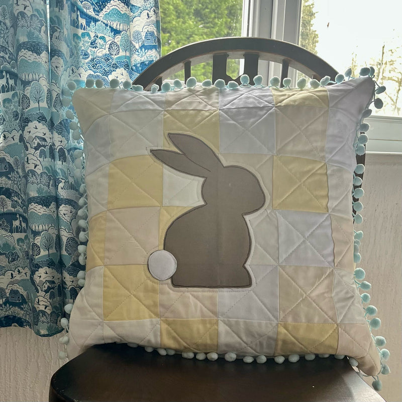 INSTRUCTIONS: Bunny Appliqué Cushion: PRINTED VERSION