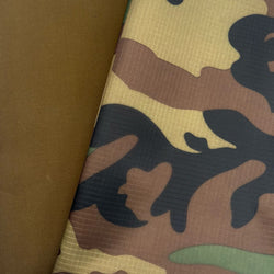 PERFECT PAIRING: ½m Duo: Water-Repellent Ranger 4 in Tap Beech + Camo Polyester Ripstop