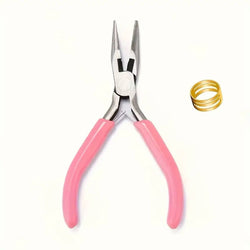 TOOL: Jewellery Pliers + Ring for Opening and Closing Split Rings - As used by Natasha when installing Zip Pull Charms