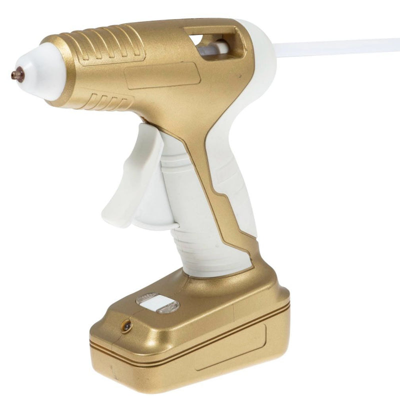 EASTER SPECIAL BUY: Trimits Hi-Tack RECHARGEABLE CORDLESS Glue Gun + FREE Bag of Crafty Stuff worth £10!