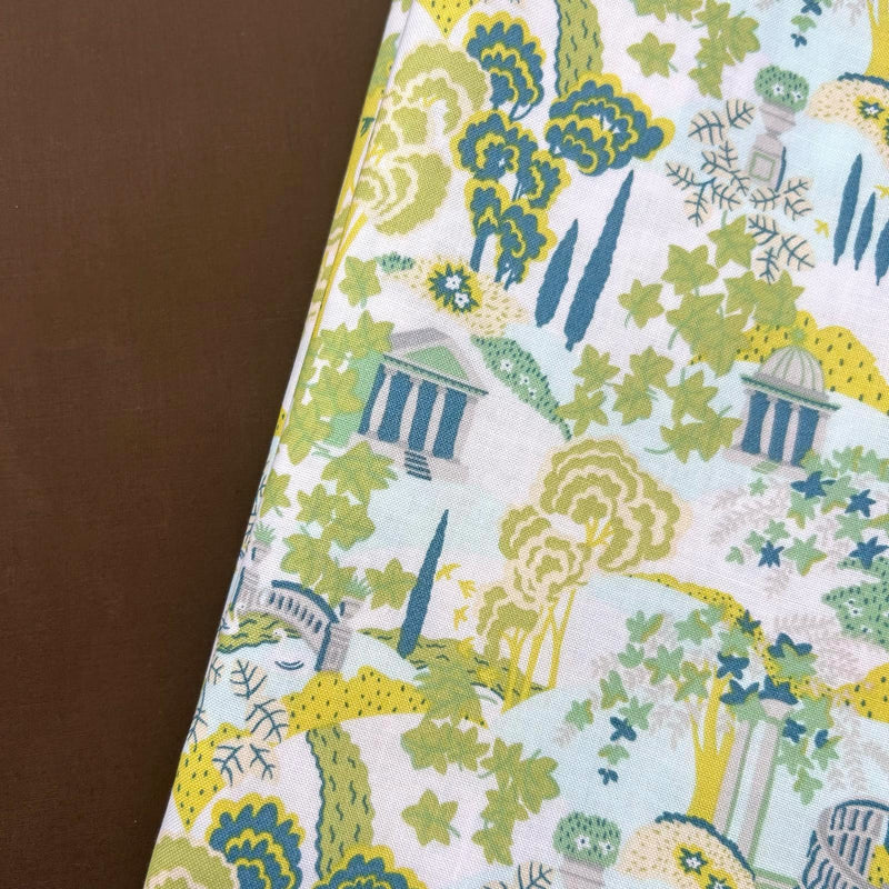 FABRIC DUO: The Beginner Bag: ½m Liberty 'Garden Follies' High Summer 7332B + ½m Ranger 4 in Tap Beech