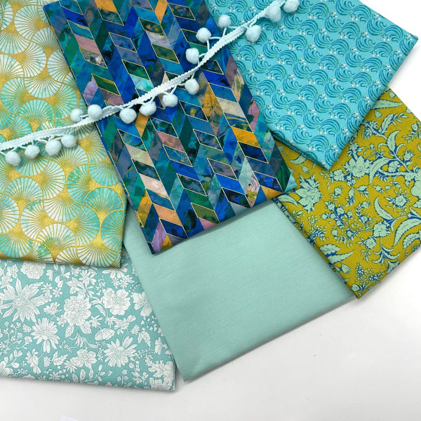 FAT QUARTER BUNDLE: 6 x FQ: MERMAID option