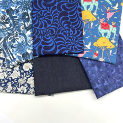 FAT QUARTER BUNDLE: 6 x FQ: SAPPHIRE option