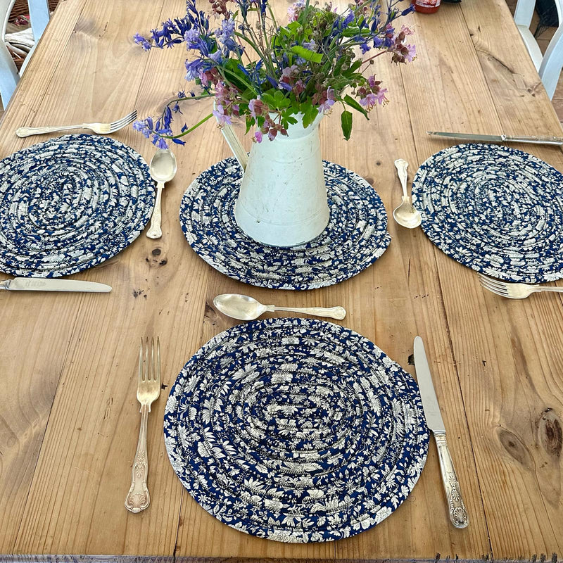 INSTRUCTIONS: Fabric Roll Placemats: PRINTED VERSION