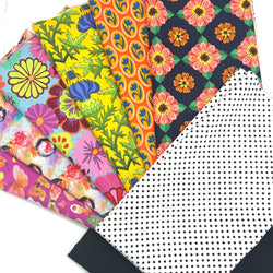 FABRIC KIT: Zig-Zag Quilt: Cheery Brights Option