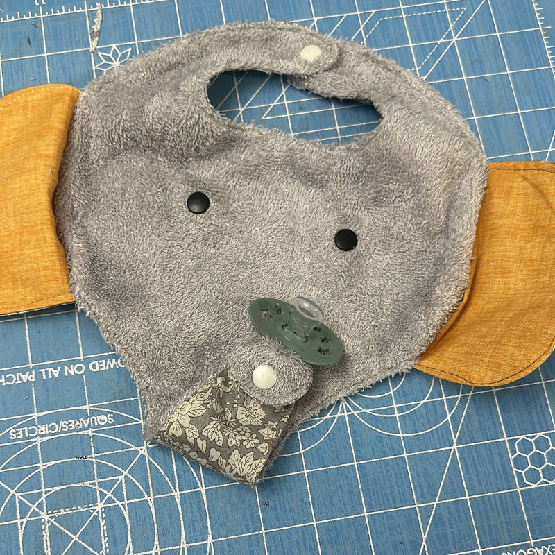 INSTRUCTIONS: Elephant Bib: PRINTED VERSION
