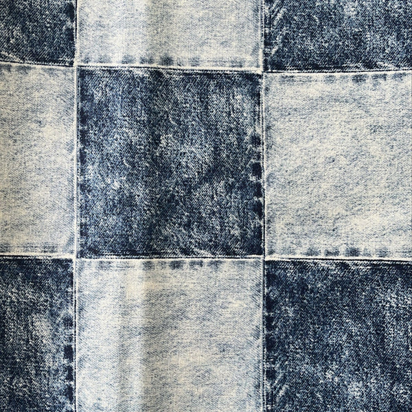 BOLT END SALE: Sevenberry 'Patchwork Denim': Approx 3.4m