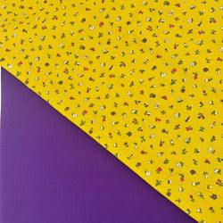 Half Metre Heaven: Liberty | Flower Shop 'Newland Sprigs' Mustard 415A + Imperial Plain