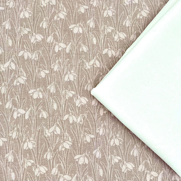 Half Metre Heaven: Liberty | Snowdrop Spot: Blush Pink 871A + Ivory Plain