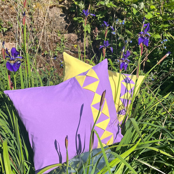 INSTRUCTIONS: Prairie Point Colour Block Cushion Cover: DIGITAL DOWNLOAD