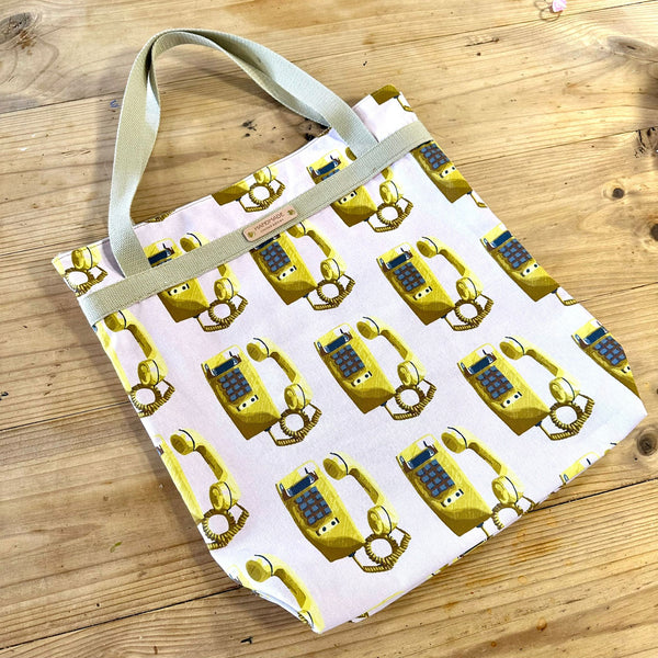 Tara Barr for Cloud9 Fabrics | Recollect in CANVAS 'Call Waiting' C9RC227443: by the ½m