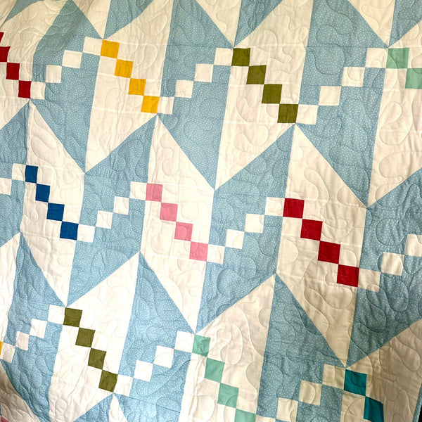 INSTRUCTIONS: Beaded Chevron Quilt: PRINTED VERSION