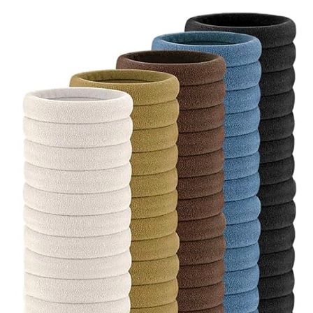 HARDWARE: Set of Five Continuous, Soft Hair Bands (Perfect for Natasha’s Book Sleeve and Any Size Tablet Case)