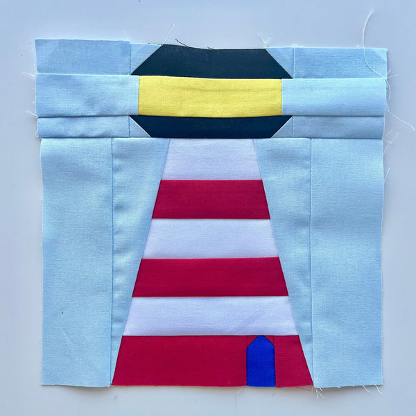 KIT with Instructions: Quilting With Jane Sew-A-Row BOTM | 'Lighthouse' Block