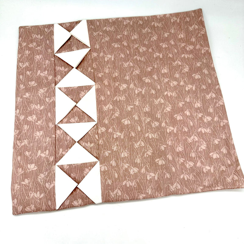 INSTRUCTIONS: Prairie Point Colour Block Cushion Cover: PRINTED VERSION
