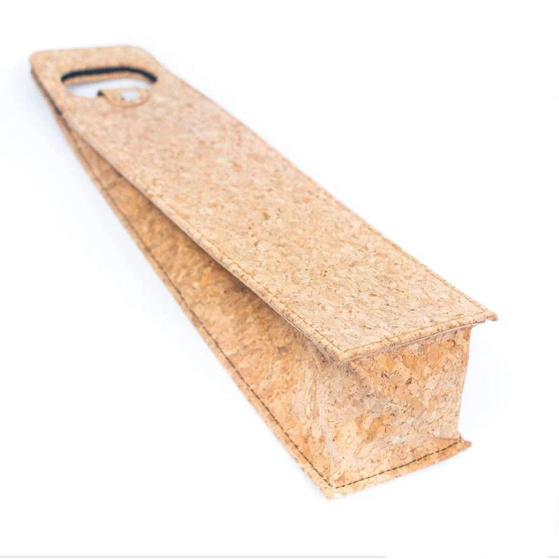 SPECIAL BUY: Premium Natural Portuguese Cork Wine Bottle Carrier: PAISLEY BREEZE option