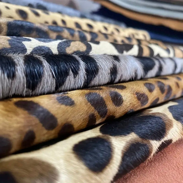 SPECIAL BUY: *Lucky Dip* Four Sheets of Genuine Cowhide Fabric