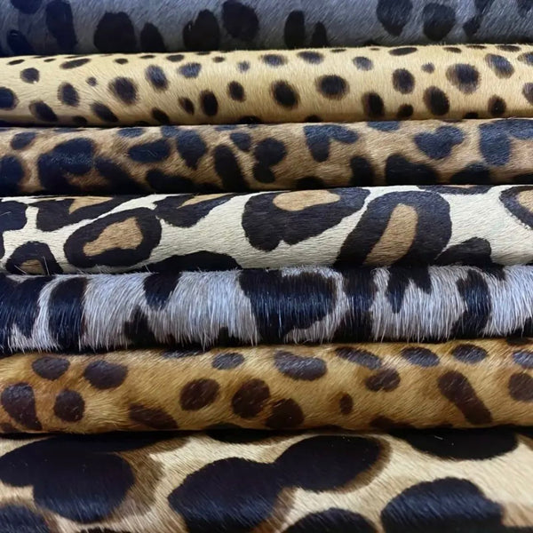 SPECIAL BUY: *Lucky Dip* Four Sheets of Genuine Cowhide Fabric