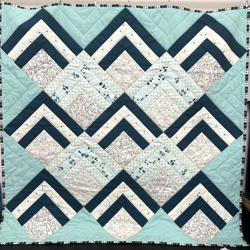 INSTRUCTIONS: Arctic Peaks Quilt: PRINTED VERSION