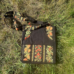 SAMPLE SALE: F12: Leesa Chandler Apron Bag: Under The Australian Sun Stripe