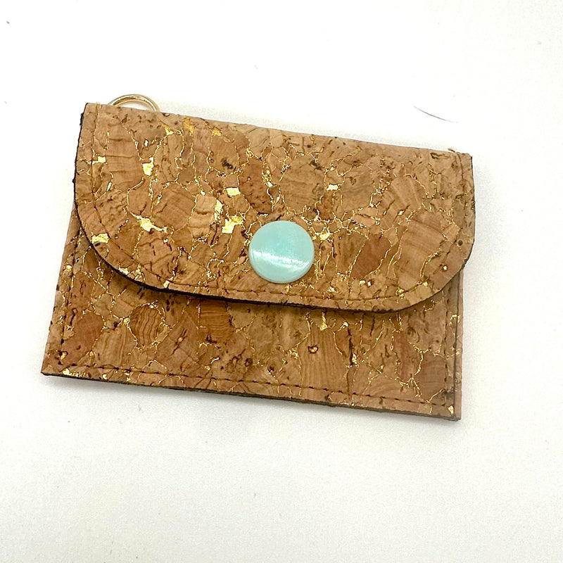 SAMPLE SALE: AH12: Tiny Cork Coin Purse