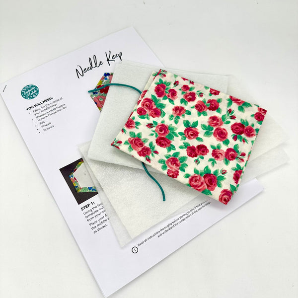 Hexie Needle Keep Kit - Liberty Option 3 (Roses)