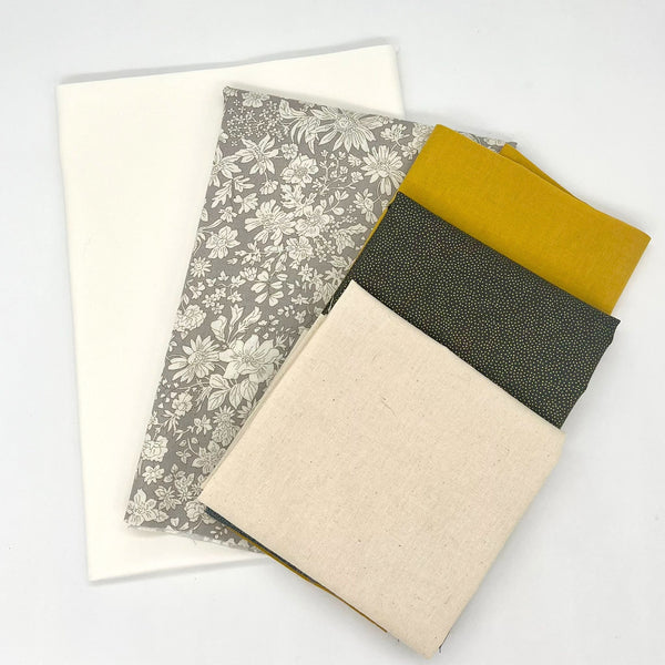 FABRIC KIT: Leesa Chandler '3D Christmas Tree' Wall Hanging: Liberty 'Clay' (Grey)