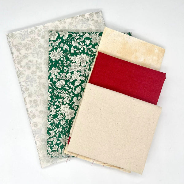 FABRIC KIT: Leesa Chandler '3D Christmas Tree' Wall Hanging: Liberty 'Evergreen' (Green)