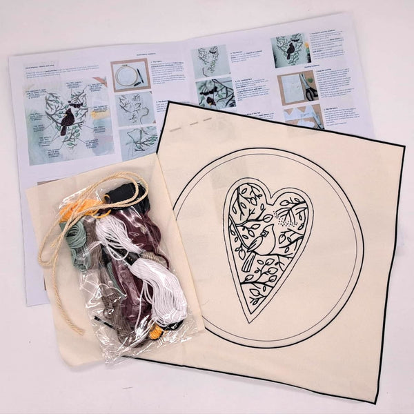 FRIDAY SPECIAL BUY: Embroidery Kit: Festive Bird