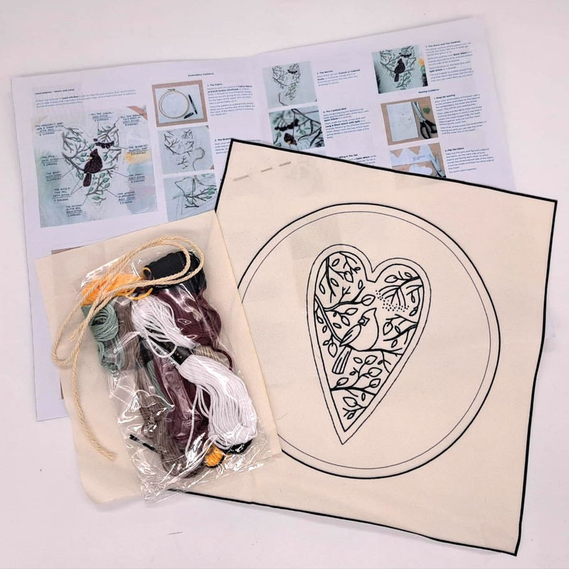 FRIDAY SPECIAL BUY: Embroidery Kit: Festive Bird