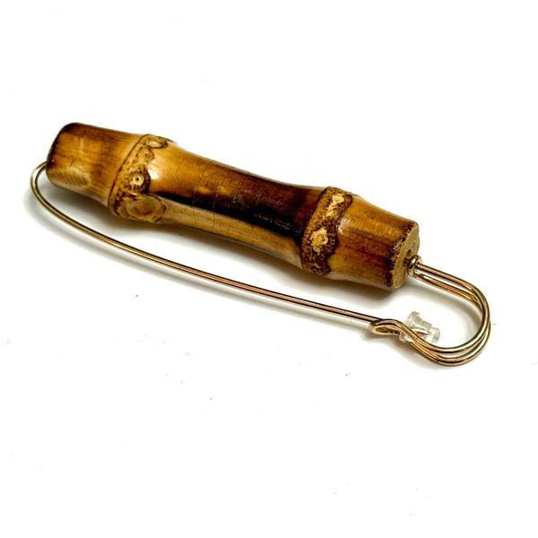 HARDWARE: Shawl Pin: Bamboo Knot