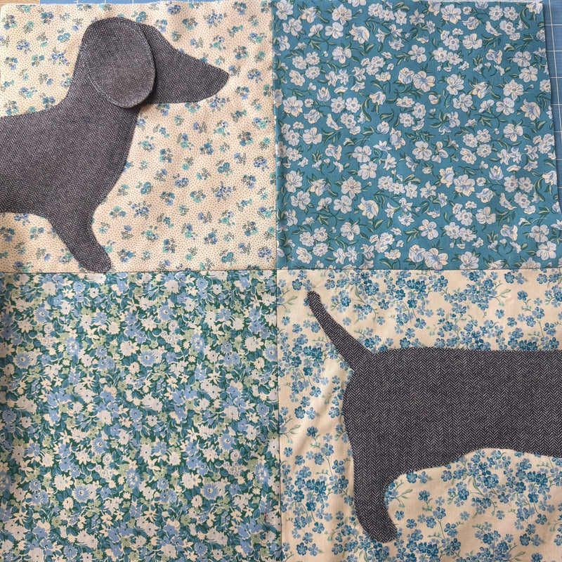 INSTRUCTIONS: Sausage Dog Appliqué: DIGITAL DOWNLOAD