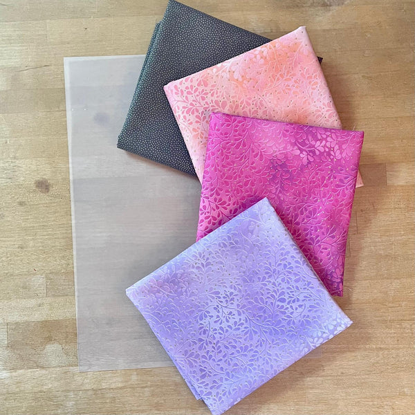 KIT with Instructions: Quilting With Jane Sew-A-Row BOTM | 'Fireworks (Alaska)' Block