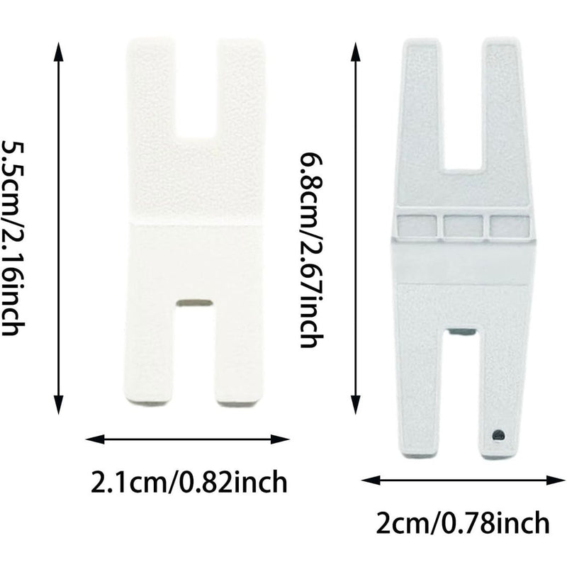 TOOLS: Bulky Seam Aid for Sewing Machine ("Hump Jumper"): 2 pieces (colour may vary)