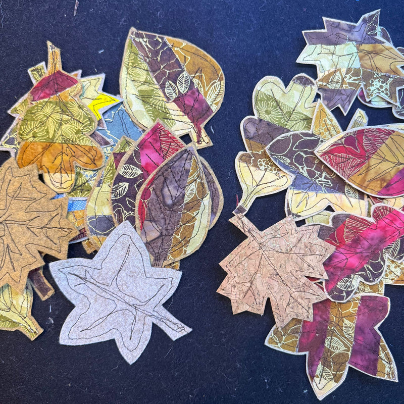 INSTRUCTIONS: Scrappy Leaves: PRINTED VERSION