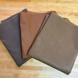 WAXED FABRIC: 3 x 1/2m: Trio of Half Metres, Perfect for Natasha's Waxed Outdoor Pumpkins