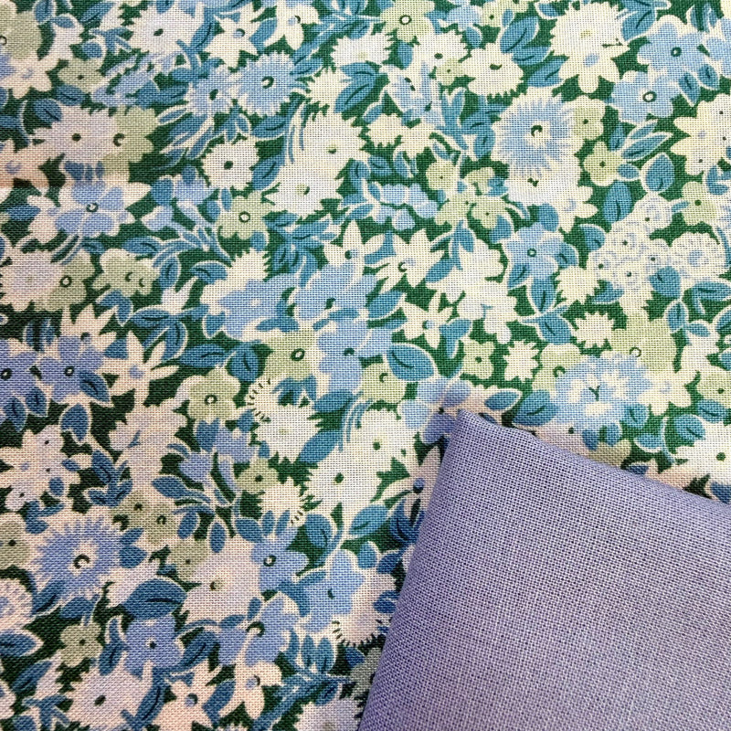 Premium HMH: Liberty | Floral Nostalgia 'Isly Garden' Blue 450C with Slate