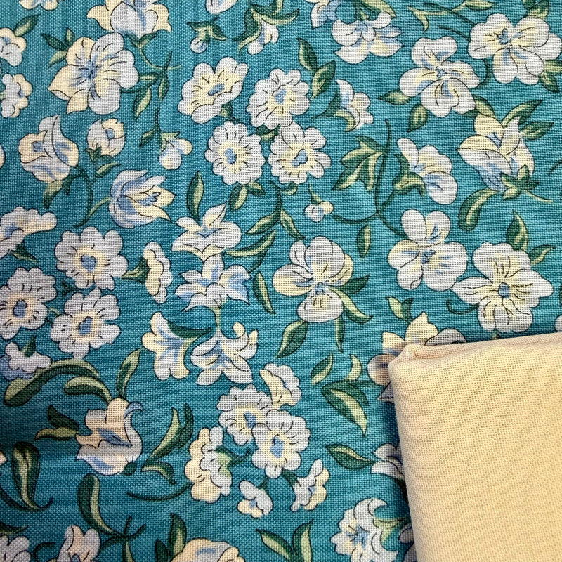 Premium HMH: Liberty | Floral Nostalgia 'Eleanor Grace' Blue 452C with Cream