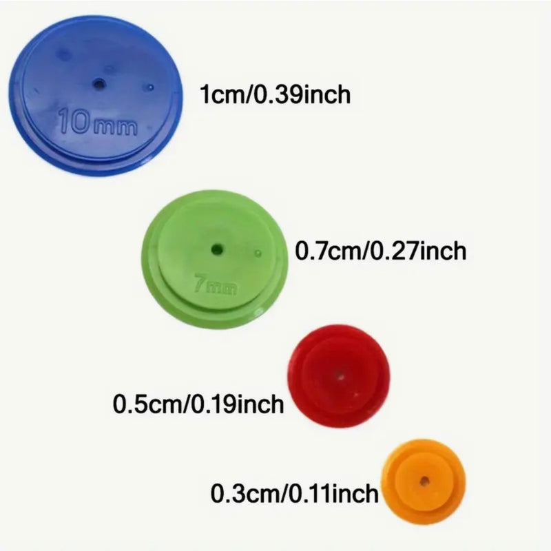 FRIDAY DEAL: Seam Maker Set (4pcs: 10mm, 7mm, 5mm, 3mm) with FREE Lucky Dip 8.5cm Kiss Clasp Purse Frame