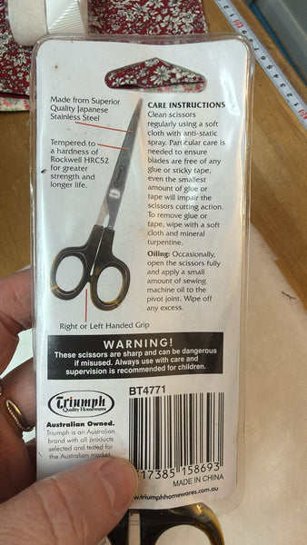 TOOLS: Triumph® Premiere Household Scissors: 160mm (6¼