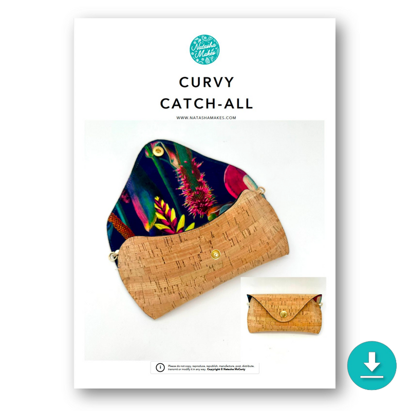 INSTRUCTIONS: The Curvy Catch-All: DIGITAL DOWNLOAD