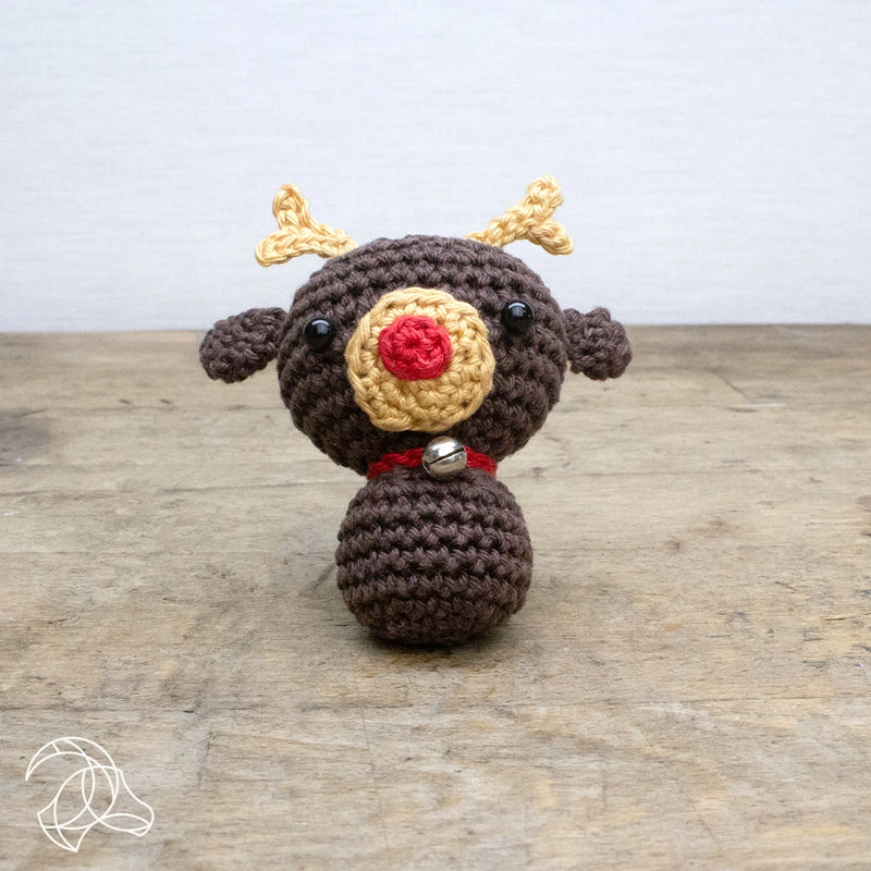 KIT: Hardicraft 'Mini Reindeer' Crochet Kit